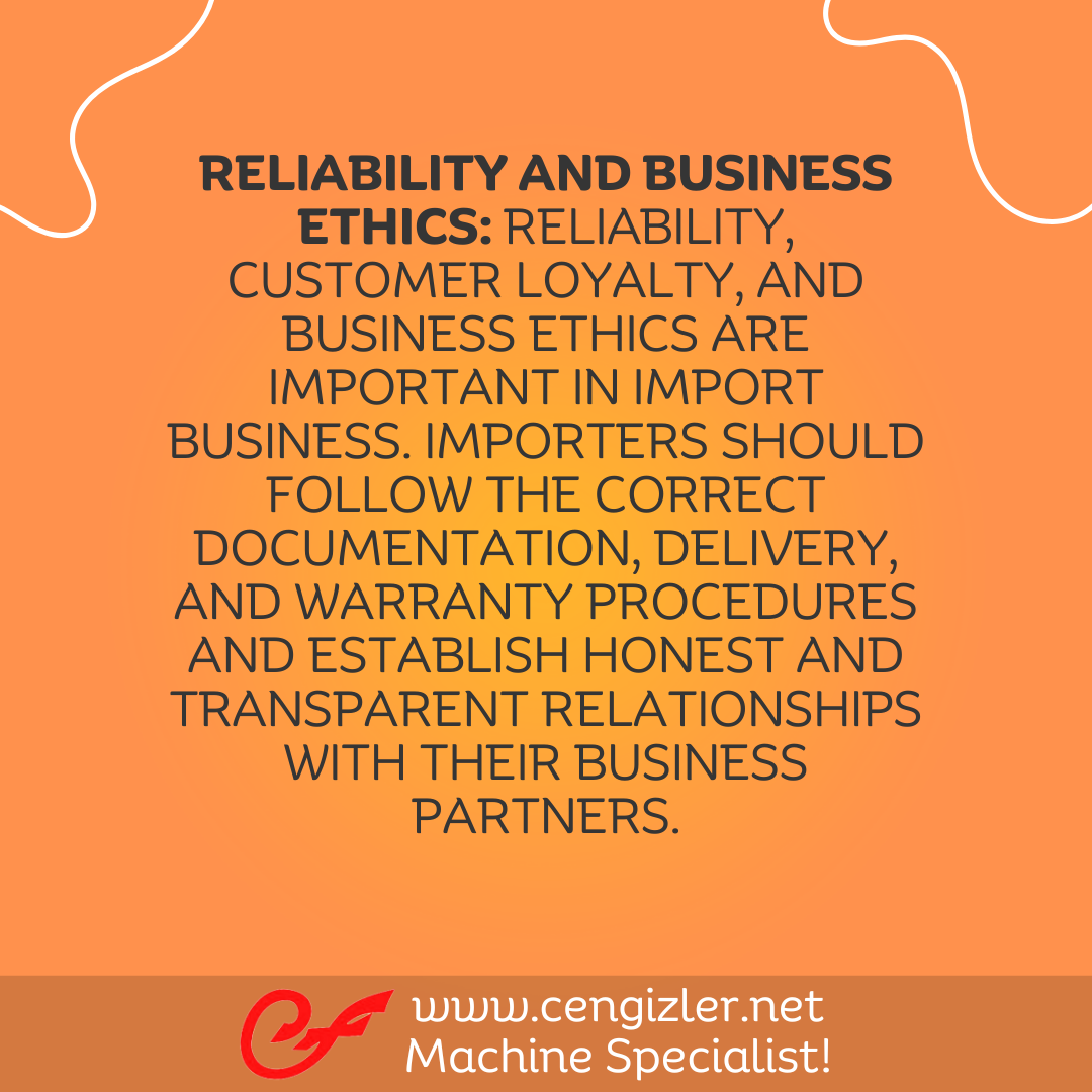 5 RELIABILITY AND BUSINESS ETHICS